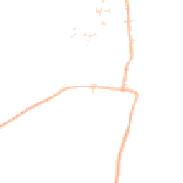 Daytime road noise heatmap for TA11 6ER