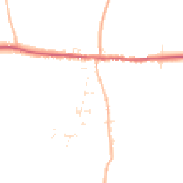 Daytime road noise heatmap for TA11 6EY