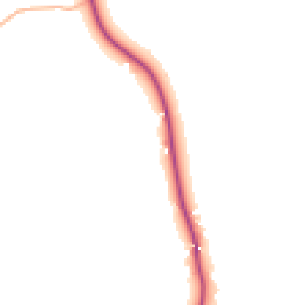 Daytime road noise heatmap for TA11 6NU
