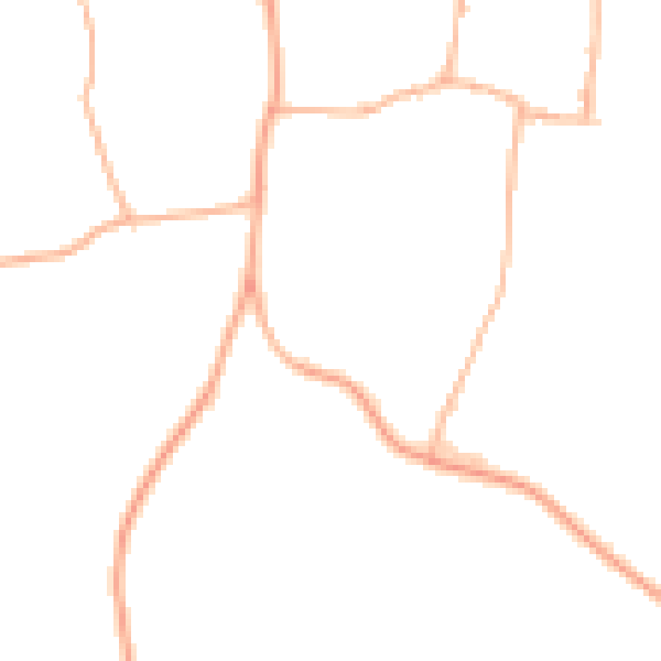 Daytime road noise heatmap for TA11 7AP