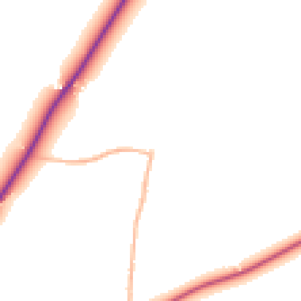 Daytime road noise heatmap for TA11 7DR