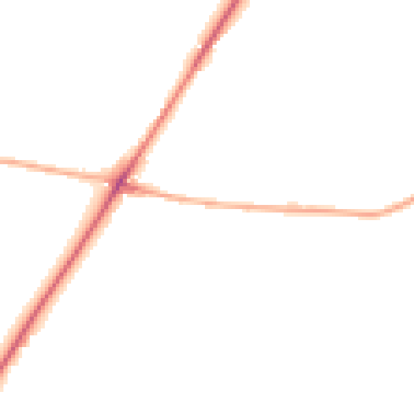 Night-time road noise heatmap for TA11 7HA