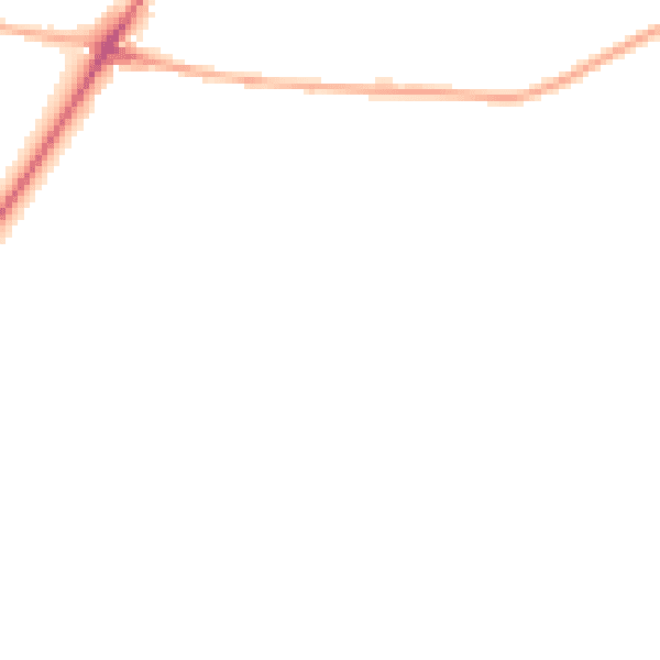 Night-time road noise heatmap for TA11 7HE
