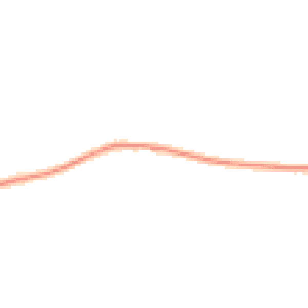 Night-time road noise heatmap for TA11 7HZ
