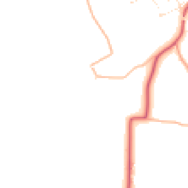 Daytime road noise heatmap for TA11 7JH