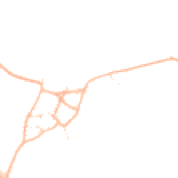 Daytime road noise heatmap for TA11 7LH