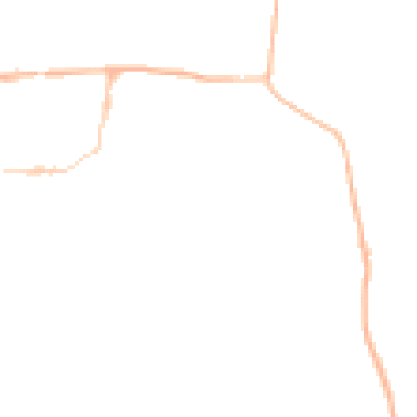 Night-time road noise heatmap for TA11 7PF