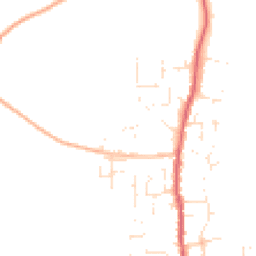 Daytime road noise heatmap for TA12 6AB
