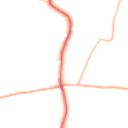 Daytime road noise heatmap for TA12 6AN