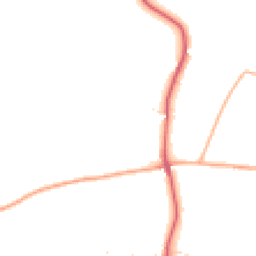 Daytime road noise heatmap for TA12 6AW