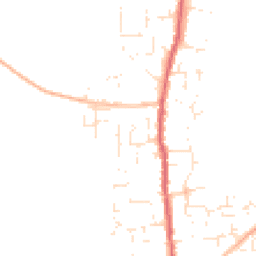 Daytime road noise heatmap for TA12 6DD