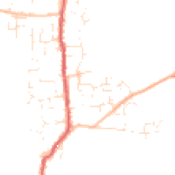 Daytime road noise heatmap for TA12 6DE