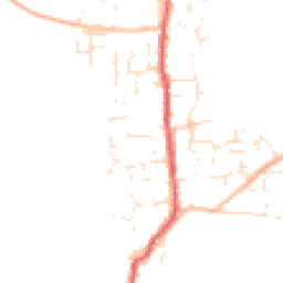 Daytime road noise heatmap for TA12 6DR