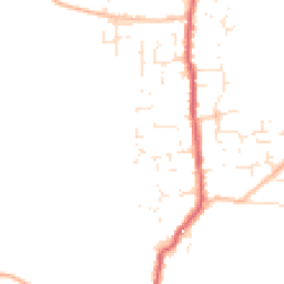 Daytime road noise heatmap for TA12 6DT
