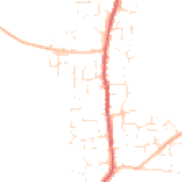 Daytime road noise heatmap for TA12 6DY