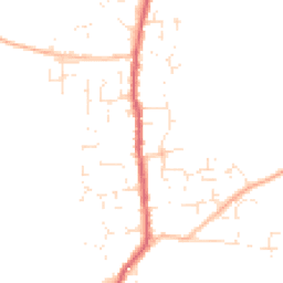 Daytime road noise heatmap for TA12 6EH