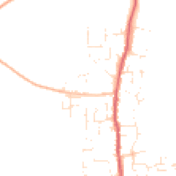 Daytime road noise heatmap for TA12 6EX