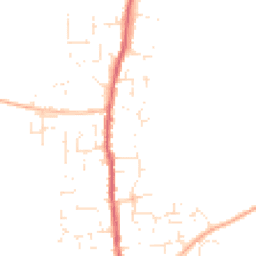 Daytime road noise heatmap for TA12 6EZ