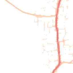 Daytime road noise heatmap for TA12 6FU