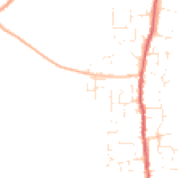 Daytime road noise heatmap for TA12 6FZ