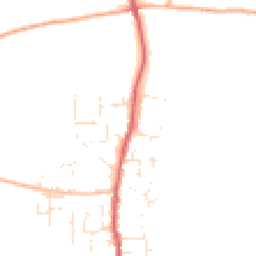 Daytime road noise heatmap for TA12 6HF