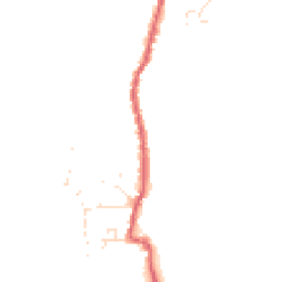 Daytime road noise heatmap for TA12 6LA