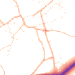 Daytime road noise heatmap for TA13 5AD
