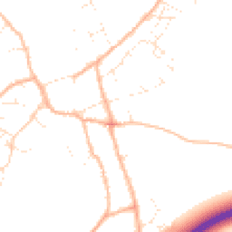 Daytime road noise heatmap for TA13 5AH