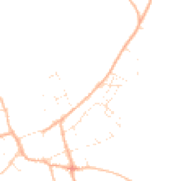 Daytime road noise heatmap for TA13 5AN