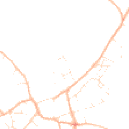 Daytime road noise heatmap for TA13 5AT