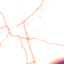 Daytime road noise heatmap for TA13 5AU