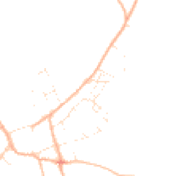 Daytime road noise heatmap for TA13 5AW