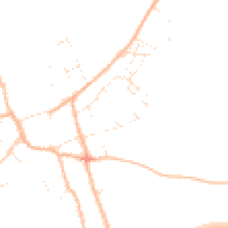 Daytime road noise heatmap for TA13 5AX