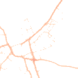Daytime road noise heatmap for TA13 5BD