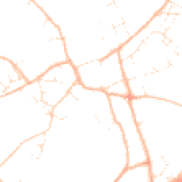 Daytime road noise heatmap for TA13 5BS