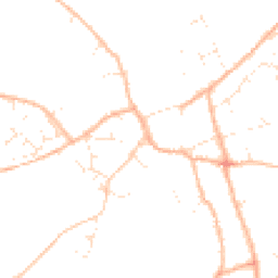 Daytime road noise heatmap for TA13 5BT