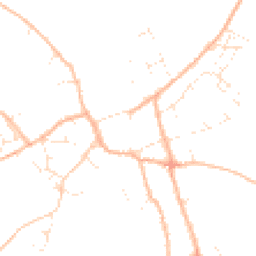Daytime road noise heatmap for TA13 5BX
