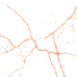 Daytime road noise heatmap for TA13 5BY