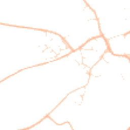 Daytime road noise heatmap for TA13 5DF