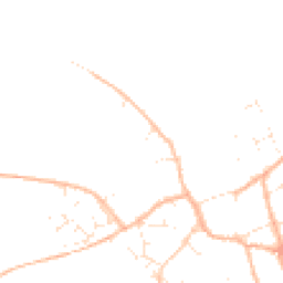 Daytime road noise heatmap for TA13 5DZ