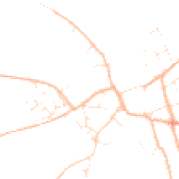 Daytime road noise heatmap for TA13 5EB