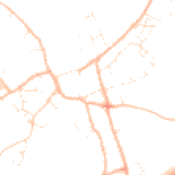 Daytime road noise heatmap for TA13 5EH