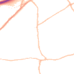 Daytime road noise heatmap for TA13 5LQ