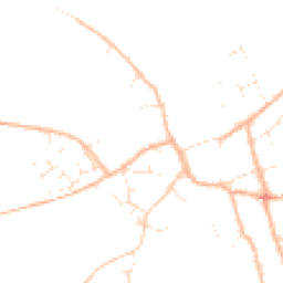 Daytime road noise heatmap for TA13 5LX