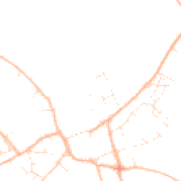 Daytime road noise heatmap for TA13 5LY