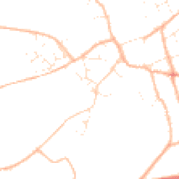 Daytime road noise heatmap for TA13 5PA