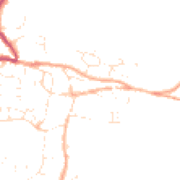Daytime road noise heatmap for TA19 0AL