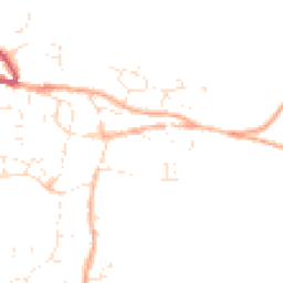 Daytime road noise heatmap for TA19 0AP
