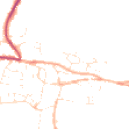 Daytime road noise heatmap for TA19 0AX