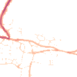 Daytime road noise heatmap for TA19 0AZ
